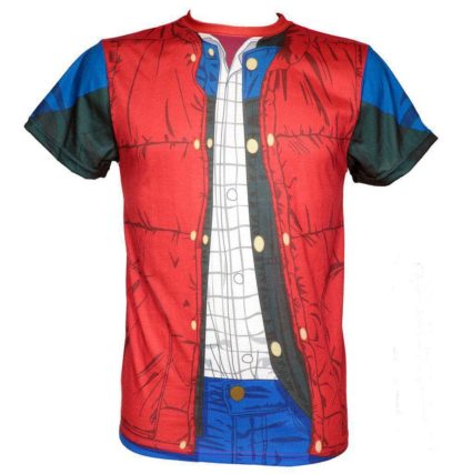 T-Shirt – Sublimation Marty McFly Costume – Retour vers le Futur – M