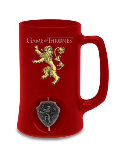 Chope à Bière – Game Of Thrones – « Famille Lannister » – Black – Symbole tournant.