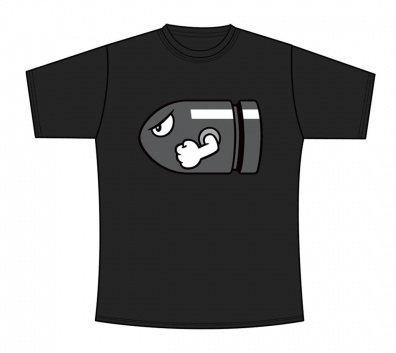 T-shirt BioWorld – Nintendo – Bullet Bill – L