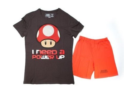 T-shirt + Short Bioworld – Nintendo – I Need Power – L