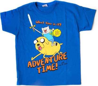 T-shirt BioWorld – Adventure Time – Blue Boys – 140 (9-10ans) – Enfant – 9 ans