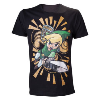 T-shirt Bioworld – Zelda Windwaker – Link Attack – XL