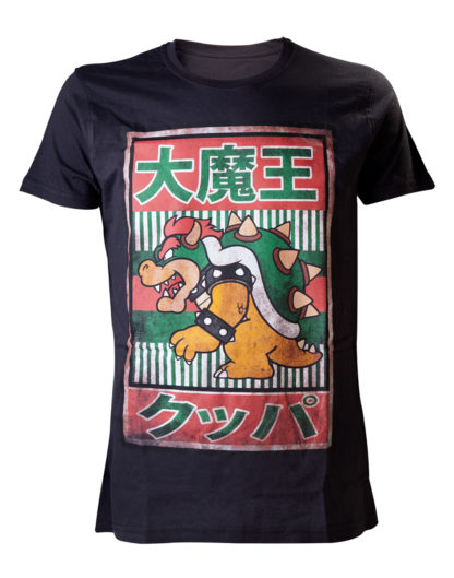 T-shirt – Nintendo – Bowser Kanji – Homme – M