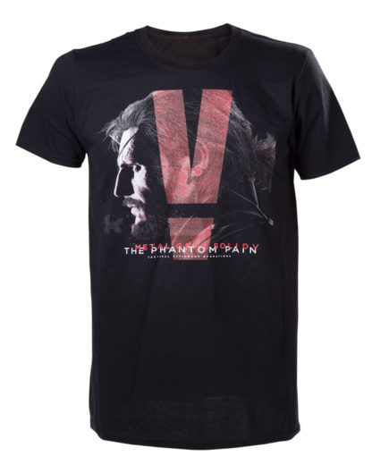 T-shirt Bioworld – Metal Gear Solid – Black Phantom Pain – L