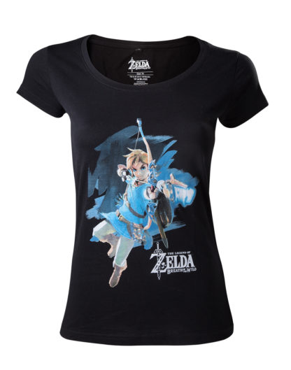 T-shirt – Zelda – Breath of the Wild – Link with Bow – Women – L