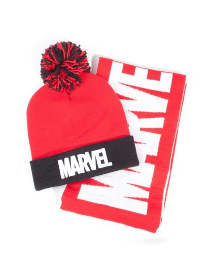 Bonnet & écharpe – Marvel – Logo