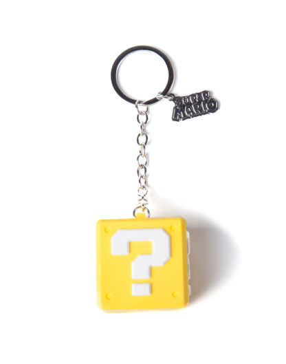 Porte-clef 3D Rubber – Question Mark Box – Nintendo