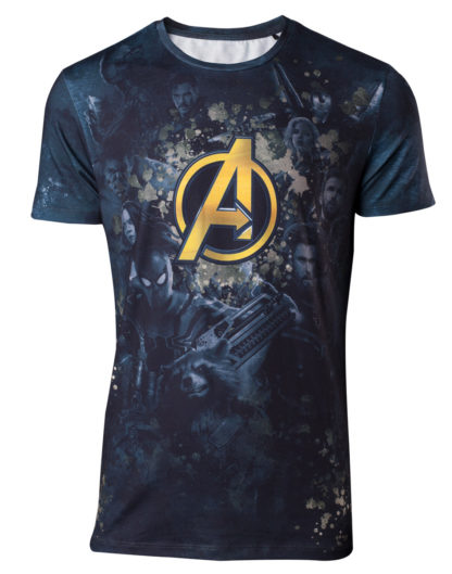T-shirt Bioworld – Avengers Infinity War – Team Sublimation Print – M