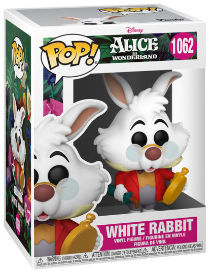 White Rabbit w/ Watch – Alice 70th (1062) – POP Disney – 9 cm