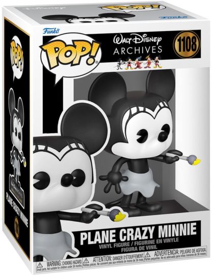 Plane Crazy Minnie 1928 – Minnie Mouse (1108) – POP Disney – 9 cm