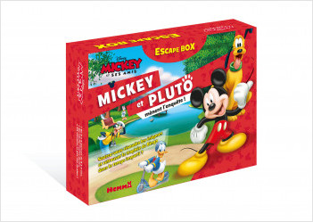 Escape Box Junior – Mickey et ses amis – Mickey et Pluto mènent l’enquête