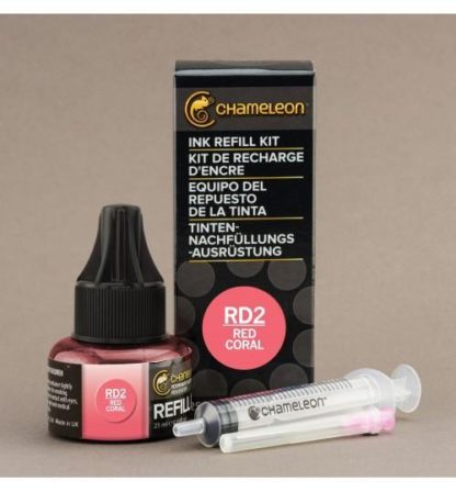 Cham recharge encre 25ml red coral rd2