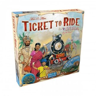 Ttr ticket to ride map collection n 2 india & switzerland (fr-de-en)