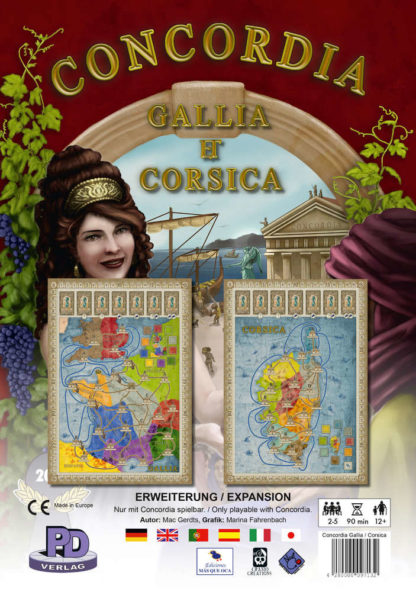Concordia map gallia & corsica