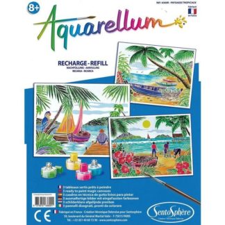 Aquarellum gm recharge paysages tropicaux