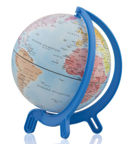 Globe giacomino continenti 16cm (fr)