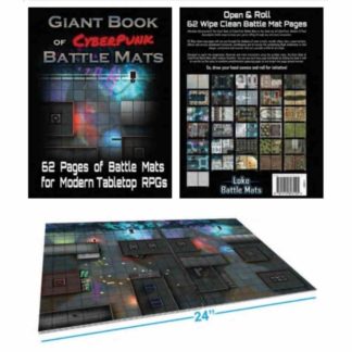 Giant Book Cyberpunk Battle Mats 62p. A3