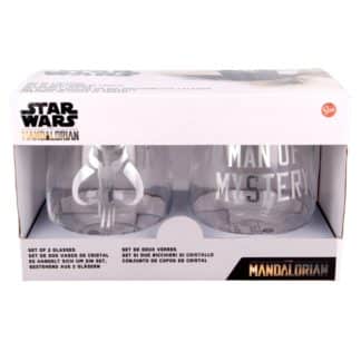 Set de 2 Verres – Man of Mystery – The Mandalorian – Star Wars – 12.6 cm – 510 ml