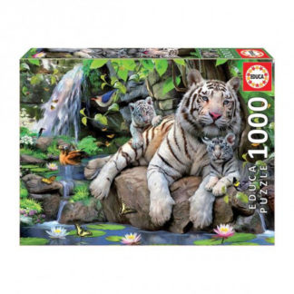 Tigres blancs du bengale 1000 pcs puzzle
