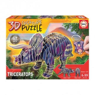 3D Triceratops 67 pcs puzzle
