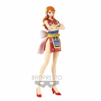 Banpresto Nami robe rouge – One Piece – Glitter & Glamours – Wanokuni Style – 25 cm