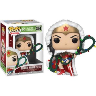 Wonder Woman w/ Lights Lasso – DC Comics Holiday (354) – POP DC Comics – 9 cm