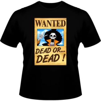 T-shirt – okiWoki – Un Wanted qui tue !! YOHOHOHO – One Piece – Fond Noir – L