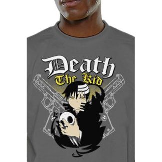 T-shirt Neko – Death the Kid – Soul Eater – Gris – S