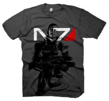 T-shirt Blizzard – Mass Effect 2 – X-Ray Shepard – L