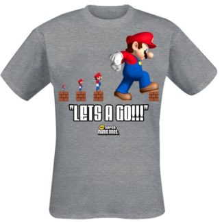 Bioworld T-shirt BioWorld – Nintendo – Super Mario Let’s Go!!! – XL