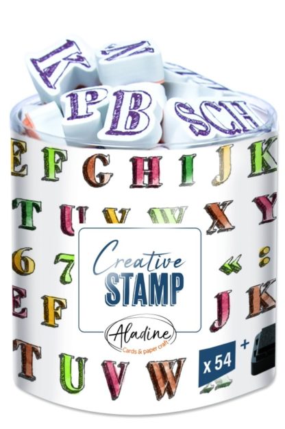 Creative Stamps Alphabet Crayonne