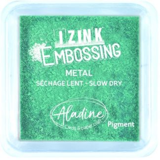 Encreur Izink Emossing M Green Metal