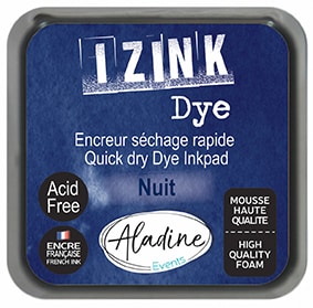 Encreur Izink Dye L Bleu Nuit
