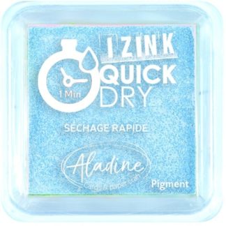 Encreur Izink Quick Dry M Bleu Pastel