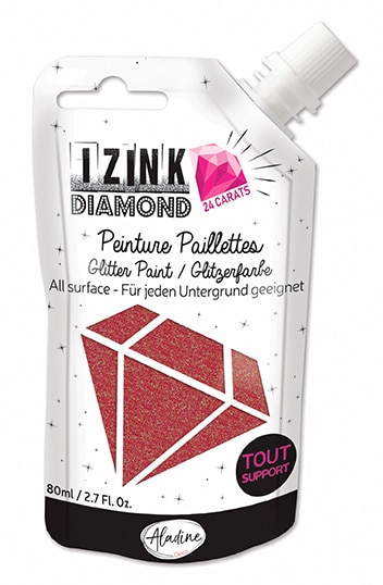 Izink Diamond 24 Carats Red 80Ml