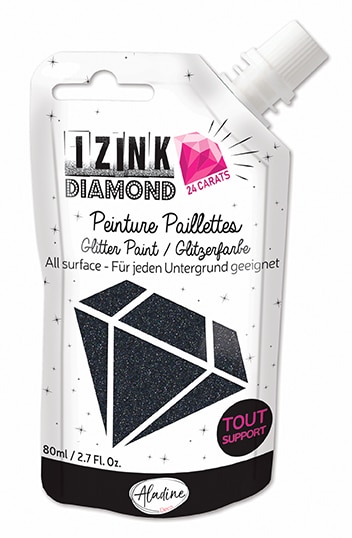 Izink Diamond 24 Carats Black 80Ml