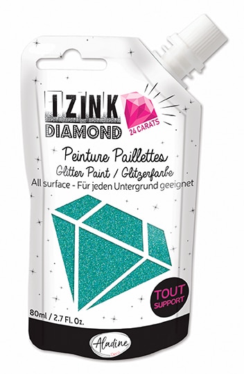 Izink Diamond 24 Carats Turquoise 80Ml