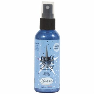 Izink Spray Shiny Bleu Pastel 80Ml