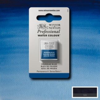 W&n pro couleur aquarelle 1/2 godet 538 bleu de prusse