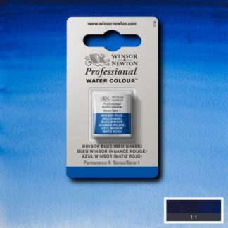 W&N Pro Couleur Aquarelle 1/2 Godet 709 Bleu Winsor