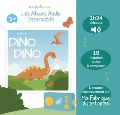 Lunii Album Audio Interactif Dino Dino 3+ (Fr)
