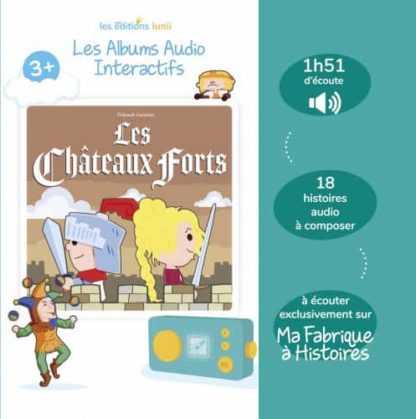 Lunii Album Audio Interactif Les Chateaux Forts 3+ (Fr)