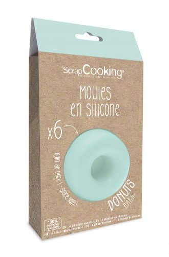 6 Moules Silicone Individuels Donuts