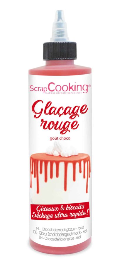 Glacage Rouge Pret A L’Emploi – Gout Choco 130G