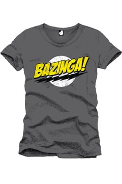 T-shirt – The Big Bang Theory – Bazinga – Noir – S