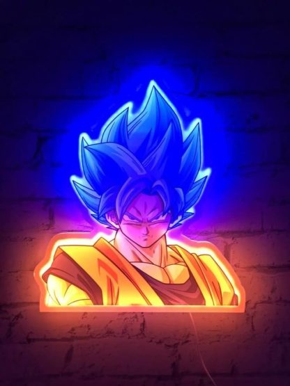 Neon mural – Dragon Ball Super – Son Goku – 40 cm