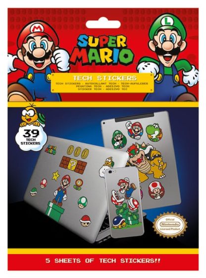 Pyramid Set Stickers – Super Mario – Mushroom Kingdom
