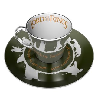 Tasse à café miroir – Le seigneur des anneaux – Communauté Anneau – 300 ml