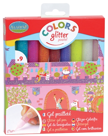 9 Glitter glue Pastel