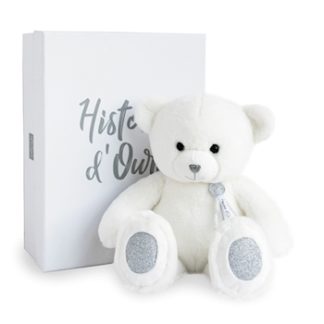 Ours Charms,blanc 40cm